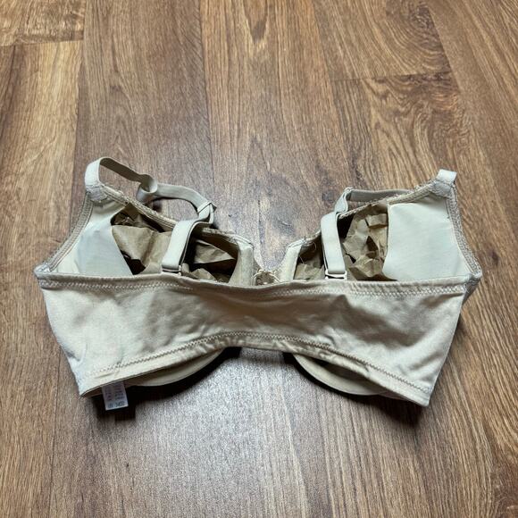 Wacoal 853292 Basic Beauty Front Close Contour Bra Size 34DD Sand Nude Beige - Picture 2 of 8